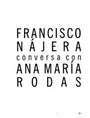 Francisco Nájera conversa con Ana María Rodas