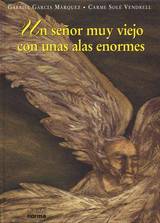Un señor muy viejo con unas alas enormes